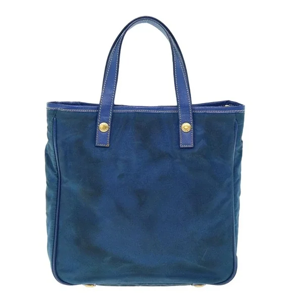 💎✨BEAUTIFUL✨💎 PRADA Hand Bag Nylon 2way Blue - Picture 3 of 16
